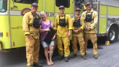 Ces pompiers combattent un incendie et se portent ensuite volontaires pour en faire plus pour une femme handicapée