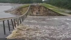 Une vidéo montre l’eau qui se précipite sur le barrage de la Caroline du Nord aux États-Unis