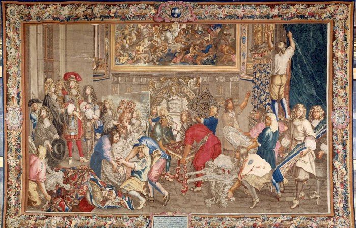 
Visite de Louis XIV à la Manufacture des Gobelins, 
Charles LE BRUN.