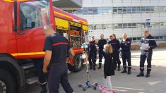 Lille : des pompiers se rendent à l’hôpital pour rencontrer Chloé, 11 ans, gravement malade et passionnée de ces héros du quotidien