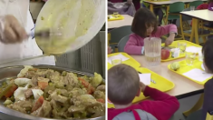 Une cantine scolaire jette 44 kg de nourriture en moyenne à chaque repas