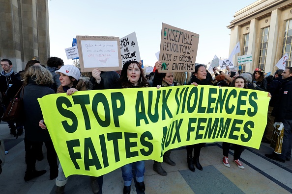 Manifestation pour la libération de Jacqueline Sauvage.(FRANCOIS GUILLOT/AFP/Getty Images)
