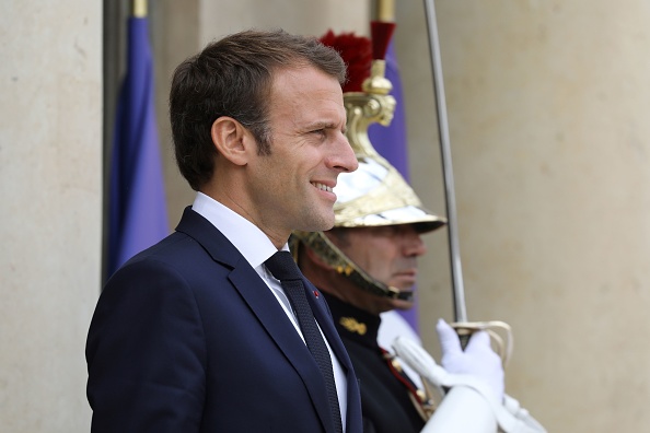 Le Président Emmanuel Macron. (Photo :  LUDOVIC MARIN/AFP/Getty Images)