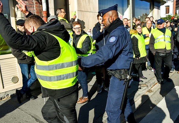 Mobilisation en France des "gilets jaunes".   (Photo : PHILIPPE HUGUEN/AFP/Getty Images)