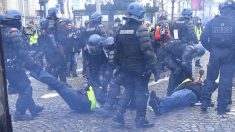 « Gilets jaunes »: les forces de l’ordre utilisent gaz lacrymogènes et lanceur d’eau sur les Champs-Élysées