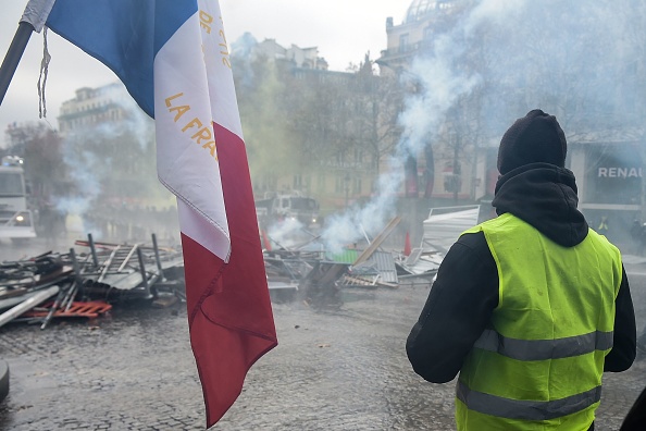 Paris "Gilets jaunes".      (Photo : LUCAS BARIOULET/AFP/Getty Images)