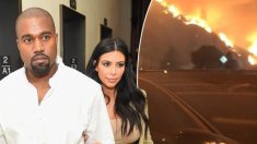 Des pompiers privés de Kim Kardashian et de Kanye West sauvent leur quartier de l’incendie de Woolsey