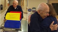 Un ancien combattant de 94 ans de la Seconde Guerre mondiale illumine la vie d’autres personnes à titre de bénévole dans un hôpital