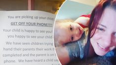 Une garderie dit aux parents de « raccrocher » le téléphone lorsqu’ils viennent chercher leurs enfants