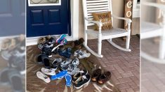 Le 18e été : une mère ressent un pincement au cœur en voyant les chaussures des enfants sur le perron