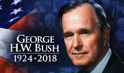  George H. W. Bush est décédé à 94 ans. (Capture d’écran ABC News YouTube)