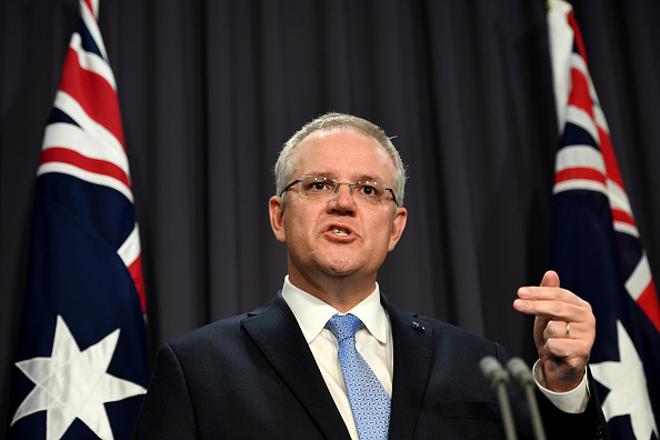 -Le Premier ministre Scott Morrison lors d'une conférence de presse sur la sécurité nationale, le 06 décembre 2018 à Canberra, en Australie. Photo de Tracey Nearmy / Getty Images.
