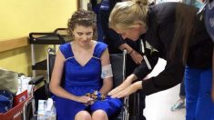 L’équipe médicale soigne une adolescente atteinte de fibrose kystique et l’envoie à la fête des anciens élèves