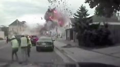 Une vidéo policière montre l’explosion soudaine d’un immeuble dans le Wisconsin (États-Unis)