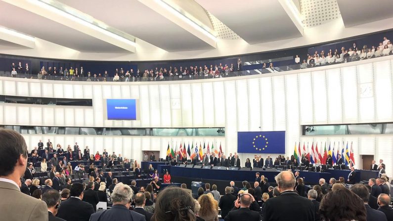 -Le parlement européen se comporte comme une enceinte diplomatique. Image Facebook.