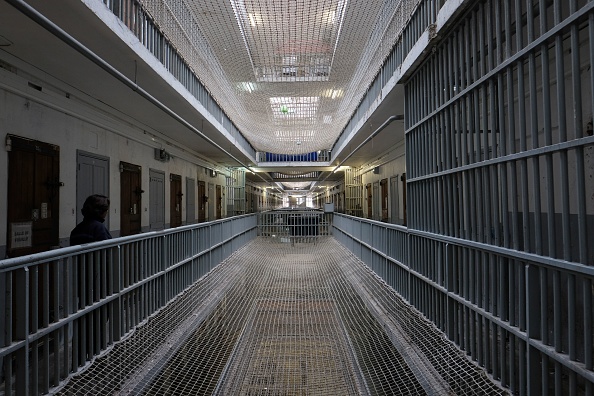 A prison guard stands in the corridor of the Baumettes prison in Marseille on November 6, 2017.
Around 30 prisons in France will be inspected by French membres of parliament on November 6, 2017, as part of an initiative launched by French MP and president of the parliamentary committee for law, Yael Braun-PivetYael Braun-Pivet.  / AFP PHOTO / BORIS HORVAT        (Photo credit should read BORIS HORVAT/AFP/Getty Images)