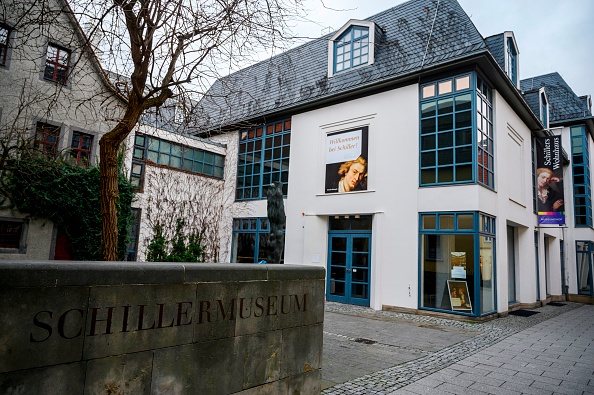 -Vue du musée consacré au poète allemand Friedrich Schiller, prise le 14 janvier 2019 à Weimar. Photo JOHN MACDOUGALL / AFP / Getty Images.