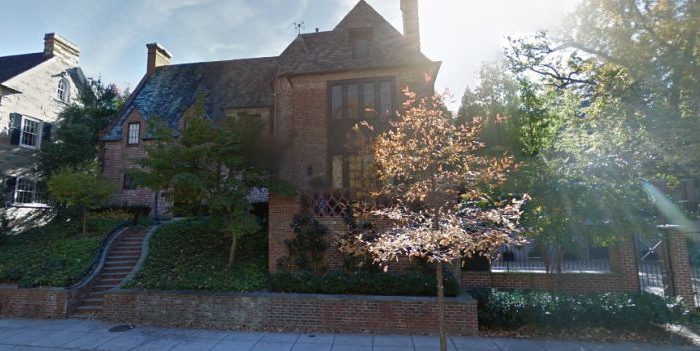 La maison où réside le Président Barack Obama à Washington D.C. (Google Street)