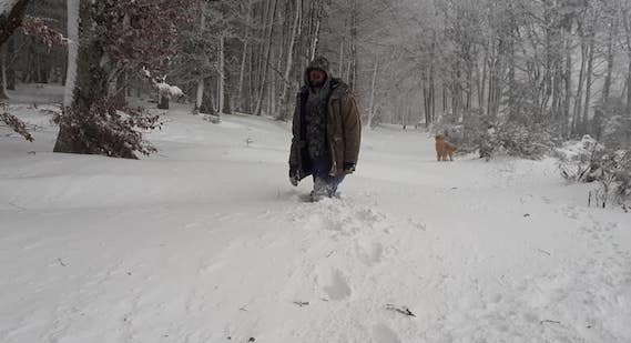 Appel à l'aide d'une famille qui se retrouve coincée par la neige dans les Hauts-Cantons de l'Hérault, à Corniou.(Capture d'écran Facebook : Maud Colombo)
