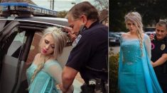 États-Unis : un service de police publie des photos d’une arrestation de «Elsa», La Reine des Neiges, en guise de clin d’oeil face à l’amère vague de froid extrême