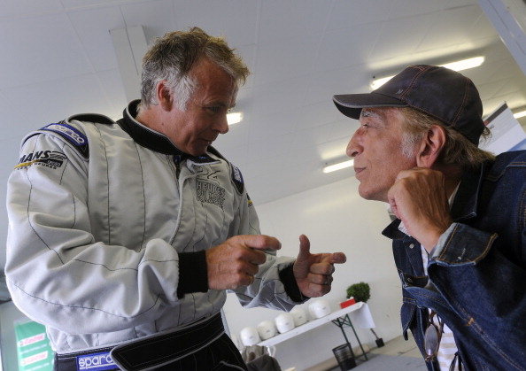 Franck Dubosc et Gérard Darmon photographiés au Mans en 2011. Crédit : JEAN-FRANCOIS MONIER/AFP/Getty Images.