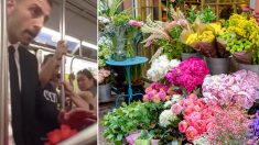 Un étranger achète toutes les roses d’une vendeuse de fleurs dans le métro, puis il insiste pour qu’elle les offre toutes aux passagers