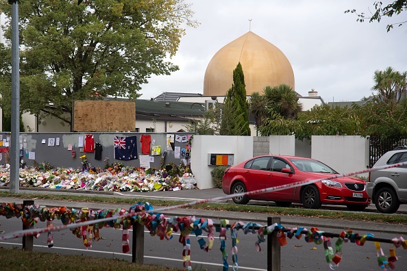 Mosquée Masjid Al Noor à Christchurch (MARTY MELVILLE/AFP/Getty Images)