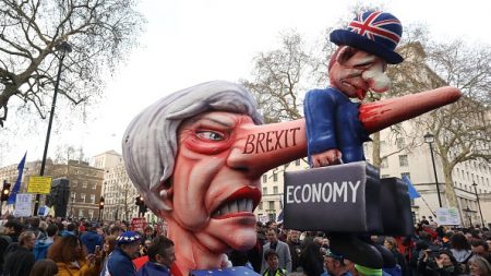 Manifestation géante à Londres pour un nouveau référendum sur le Brexit