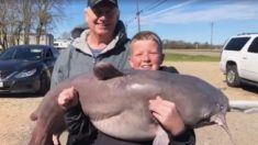 Un jeune de 13 ans pêche un poisson-chat gigantesque de 30kg, battant le record des jeunes pêcheurs à la ligne dans son État