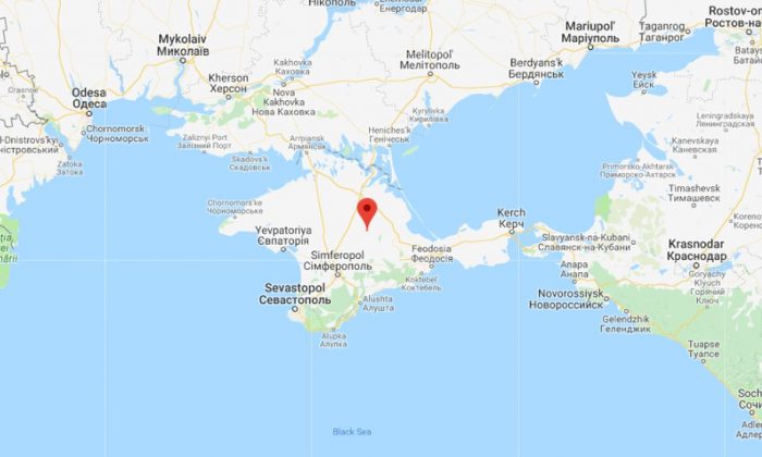 La péninsule de Crimée sur Google Maps. (Google Maps)