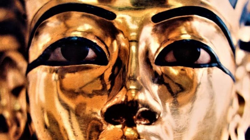 Le masque en or de Toutânkhamon, au musée du Caire. (C. Schwentzel)