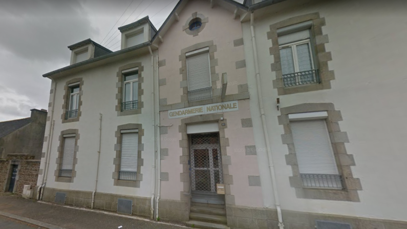 La gendarmerie de Landivisiau dans le Finistère ( Google Maps )
