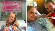 Pour réaliser son rêve de devenir mère, cette femme arrête son traitement du cancer du sein pour donner naissance à une petite fille