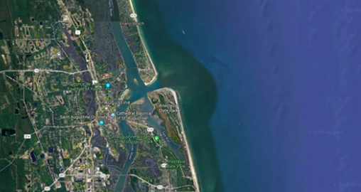 Vilano Beach, Fla. (Capture d'écran/Google Maps)