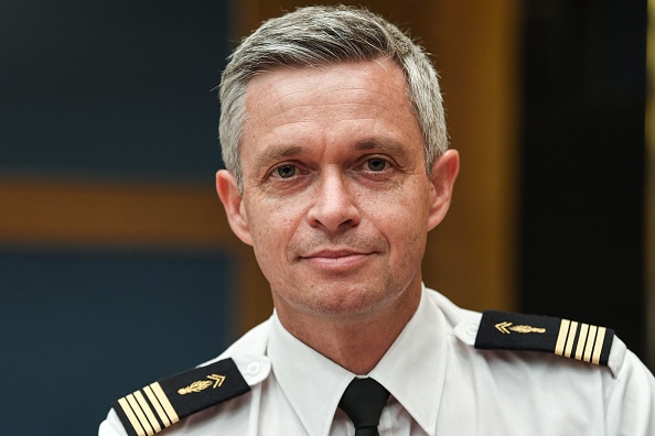 Le général Lionel Lavergne quitte ses fonctions de chef du Groupe de sécurité de la présidence de la République. (Photo : ALAIN JOCARD/AFP/Getty Images)