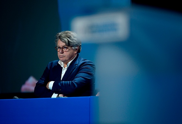 Gilbert Collard, député Rassemblement National (RN) lors d'un meeting de son parti le 1er mai 2019. (JEAN-CHRISTOPHE VERHAEGEN/AFP/Getty Images)
