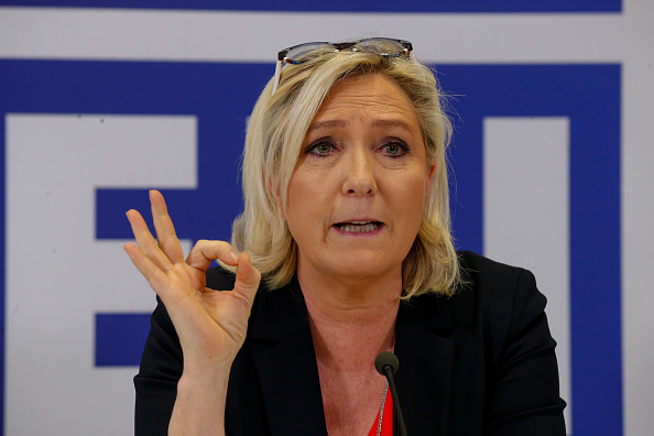 Marine Le Pen. (Photo : NICOLAS MAETERLINCK/AFP/Getty Images)