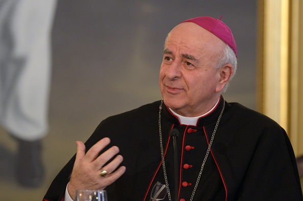 Mgr Vincenzo Paglia, président de l'Académie pontificale pour la vie. (Marvin RECINOS/AFP/Getty Images)