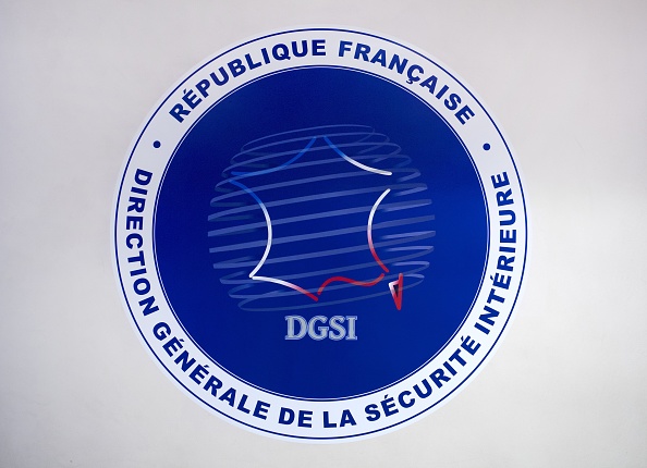 Logo de la Direction générale de la sécurité intérieure (DGSI).    (Photo : GERARD JULIEN/AFP/Getty Images)