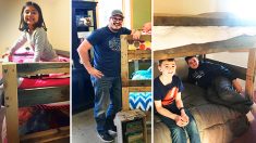 Un homme quitte son emploi bien rémunéré pour construire des centaines de lits superposés à des enfants qui dorment par terre