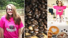 Une jeune fille atteinte de la trisomie 21 lance un commerce de café après avoir été rejetée à chaque entretien d’embauche