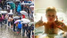 Des milliers de personnes en file indienne sous la pluie pour donner des cellules souches à un enfant de 5 ans atteints d’un cancer en phase terminale