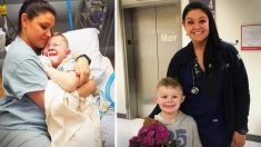 À l’hôpital, une infirmière s’occupe d’un jeune garçon de 5 ans qui pleure en demandant sa mère – son incroyable réaction devient virale
