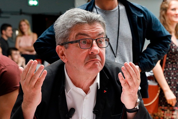 Jean-Luc Mélenchon, président de La France Insoumise (LFI). (Photo : GEOFFROY VAN DER HASSELT/AFP/Getty Images)