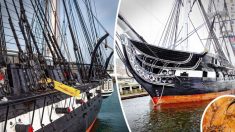 Le navire de guerre à flot le plus ancien du monde date des années 1700 et est toujours en service