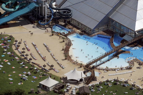 Vue du parc aquatique de l'Aquaboulevard. Crédit : BORIS HORVAT/AFP/Getty Images.