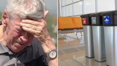 Une dame voit un vieil homme jeter un paquet dans les ordures de l’aéroport, ce qu’elle récupère lui brise le cœur