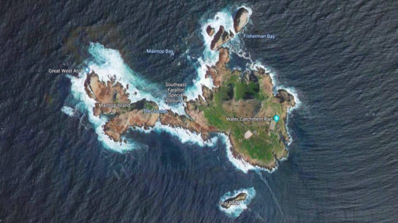 Les îles Farallon. (Capture d'écran / Google Maps)