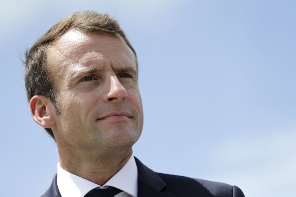 Le président Emmanuel Macron. (Photo : THOMAS SAMSON/AFP/Getty Images)