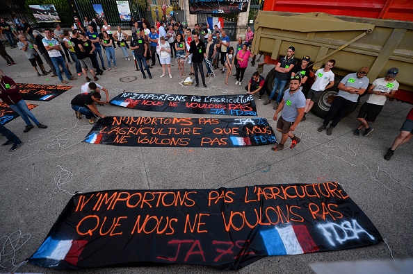 Manifestation des agriculteurs le 2 juillet 2019 au Mans. (JEAN-FRANCOIS MONIER/AFP/Getty Images)